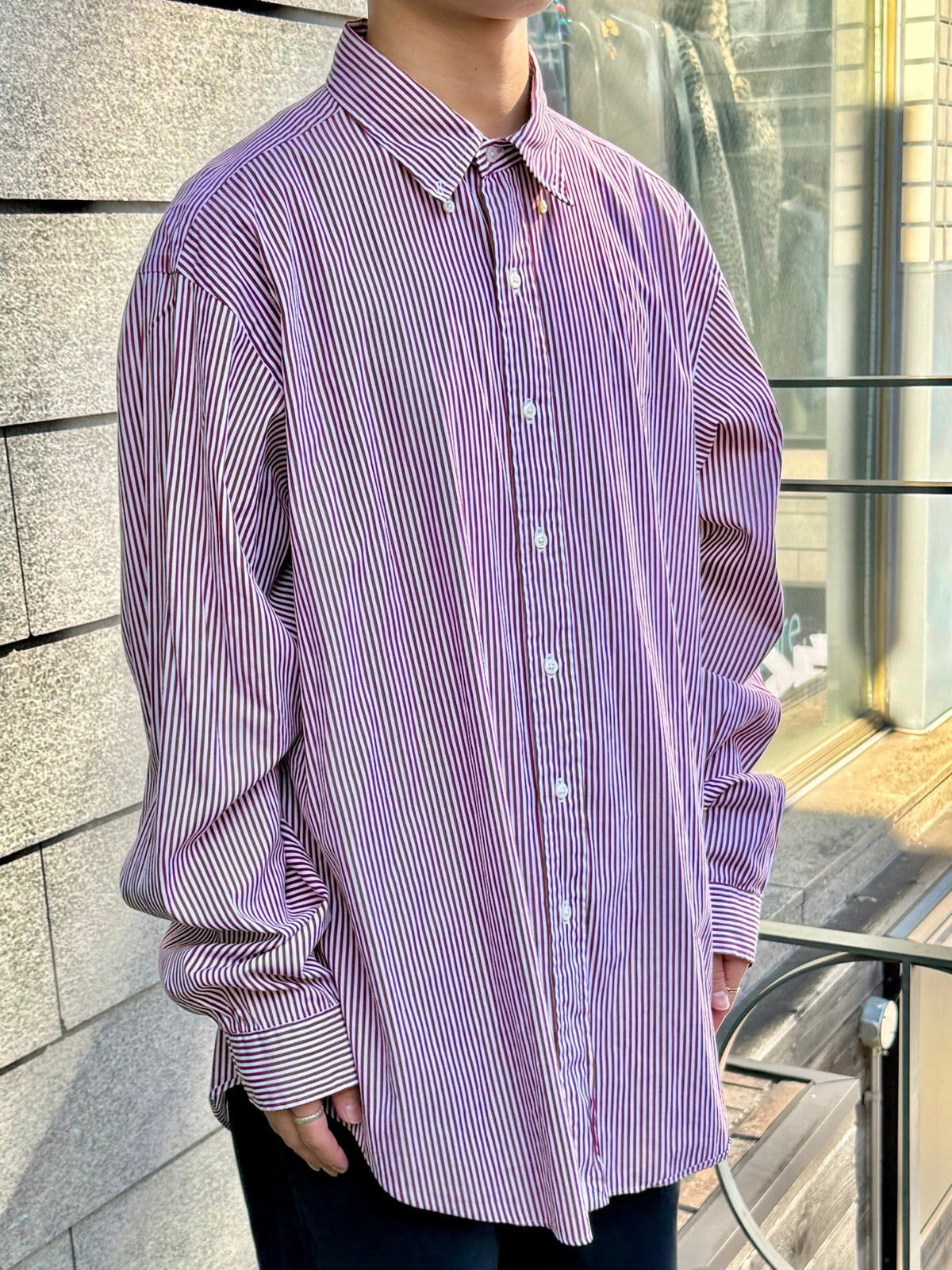 00's Ralph Lauren「classic fit」ストラップシャツ