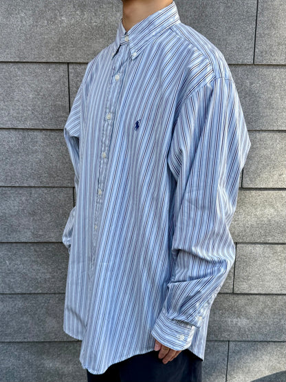 00's Ralph Lauren「classic fit」ストラップシャツ