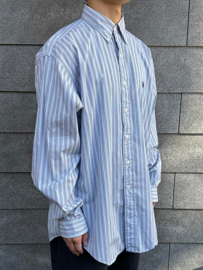 00's Ralph Lauren「classic fit」ストラップシャツ