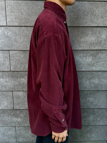 90’s Ralgh Lauren「BIG SHIRT」コーデュロイシャツ