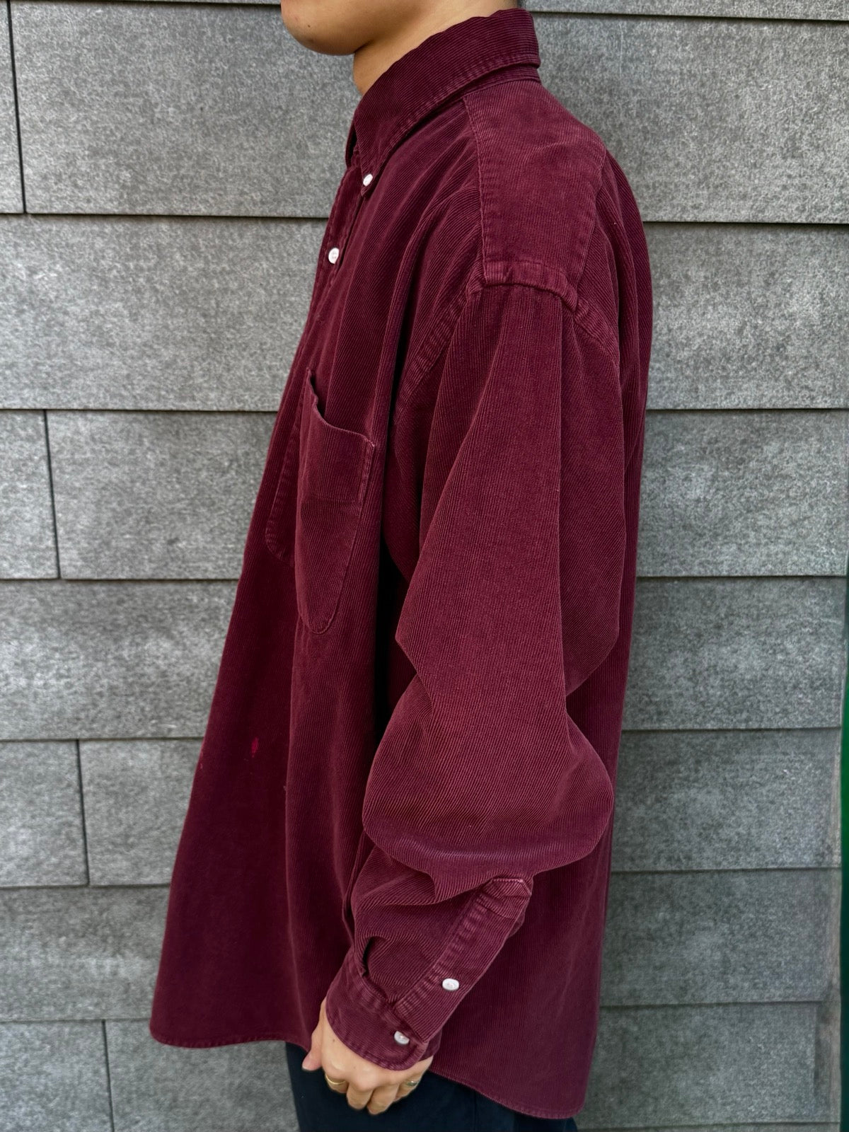 90’s Ralgh Lauren「BIG SHIRT」コーデュロイシャツ