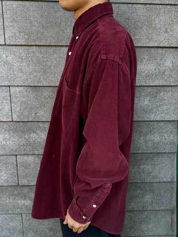 90’s Ralgh Lauren「BIG SHIRT」コーデュロイシャツ