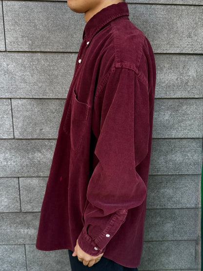90’s Ralgh Lauren「BIG SHIRT」コーデュロイシャツ