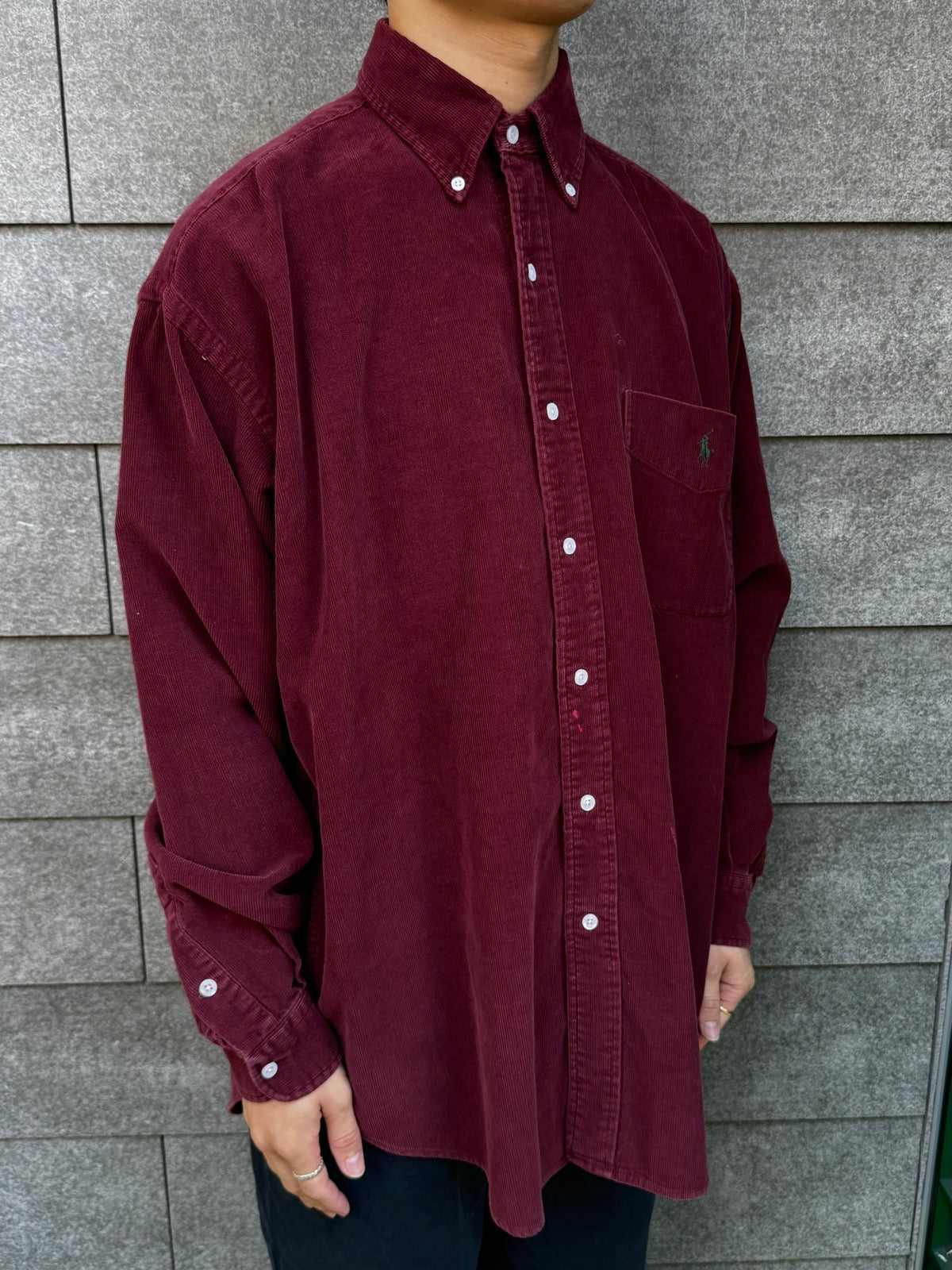90’s Ralgh Lauren「BIG SHIRT」コーデュロイシャツ