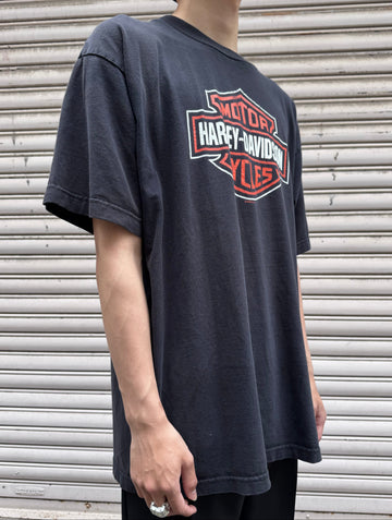 00's HARLEY-DAVIDSON「Ber＆Shield」USA製 ハーレーTシャツ