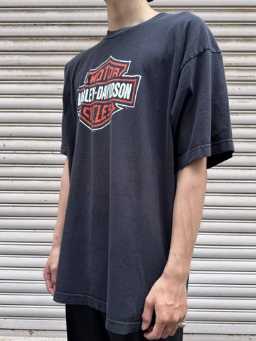 00's HARLEY-DAVIDSON「Ber＆Shield」USA製 ハーレーTシャツ