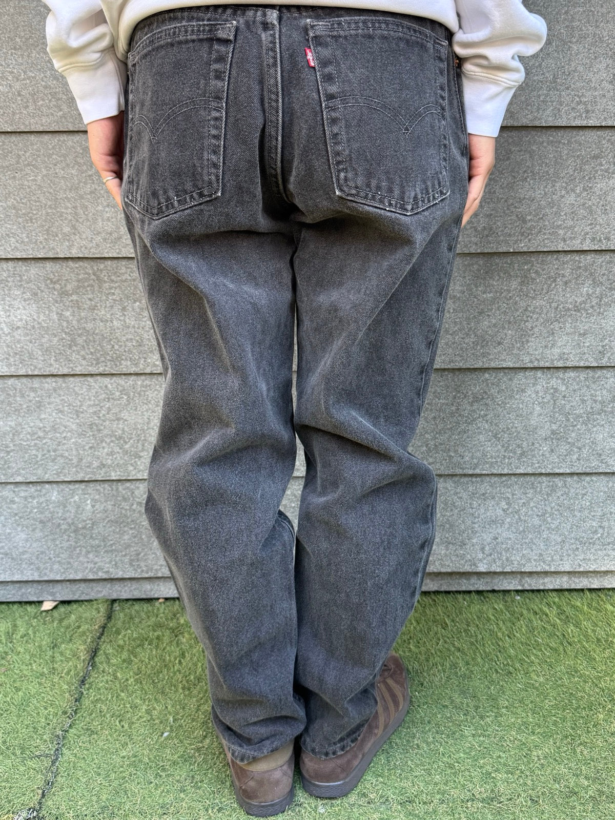 90's Levi's「550」USA製 ブラックデニムパンツ