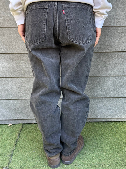 90's Levi's「550」USA製 ブラックデニムパンツ