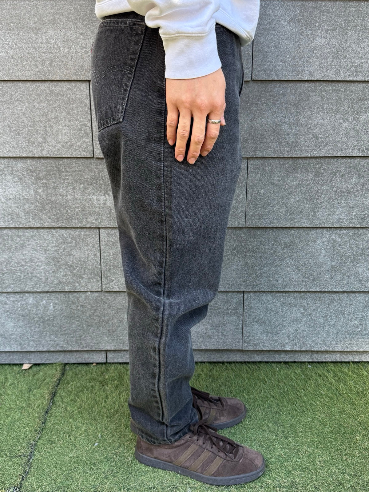 90's Levi's「550」USA製 ブラックデニムパンツ