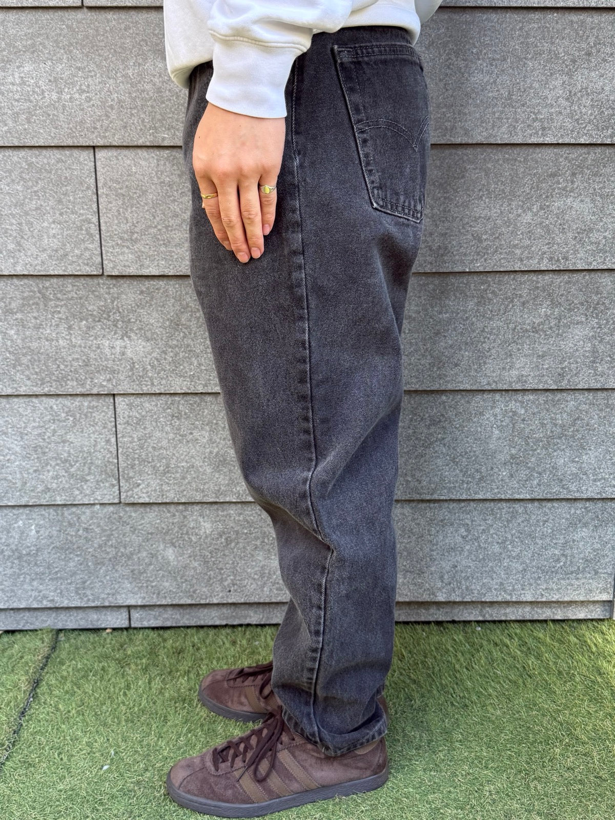 90's Levi's「550」USA製 ブラックデニムパンツ