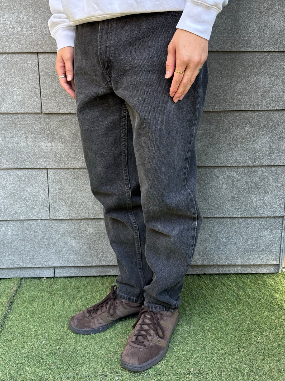 90's Levi's「550」USA製 ブラックデニムパンツ