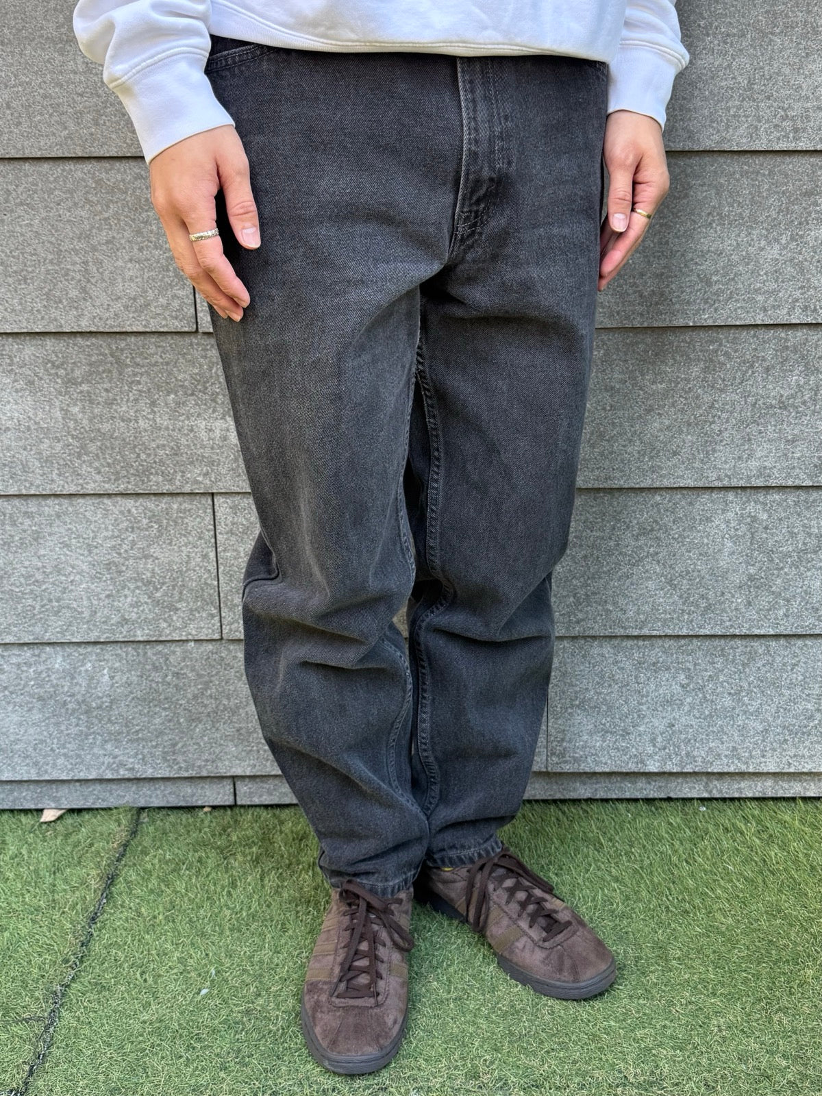 90's Levi's「550」USA製 ブラックデニムパンツ