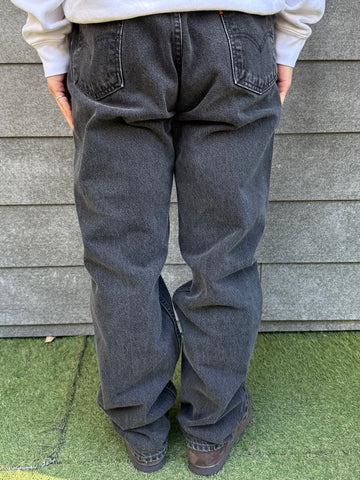 90's Levi's「505」USA製 ブラックデニムパンツ
