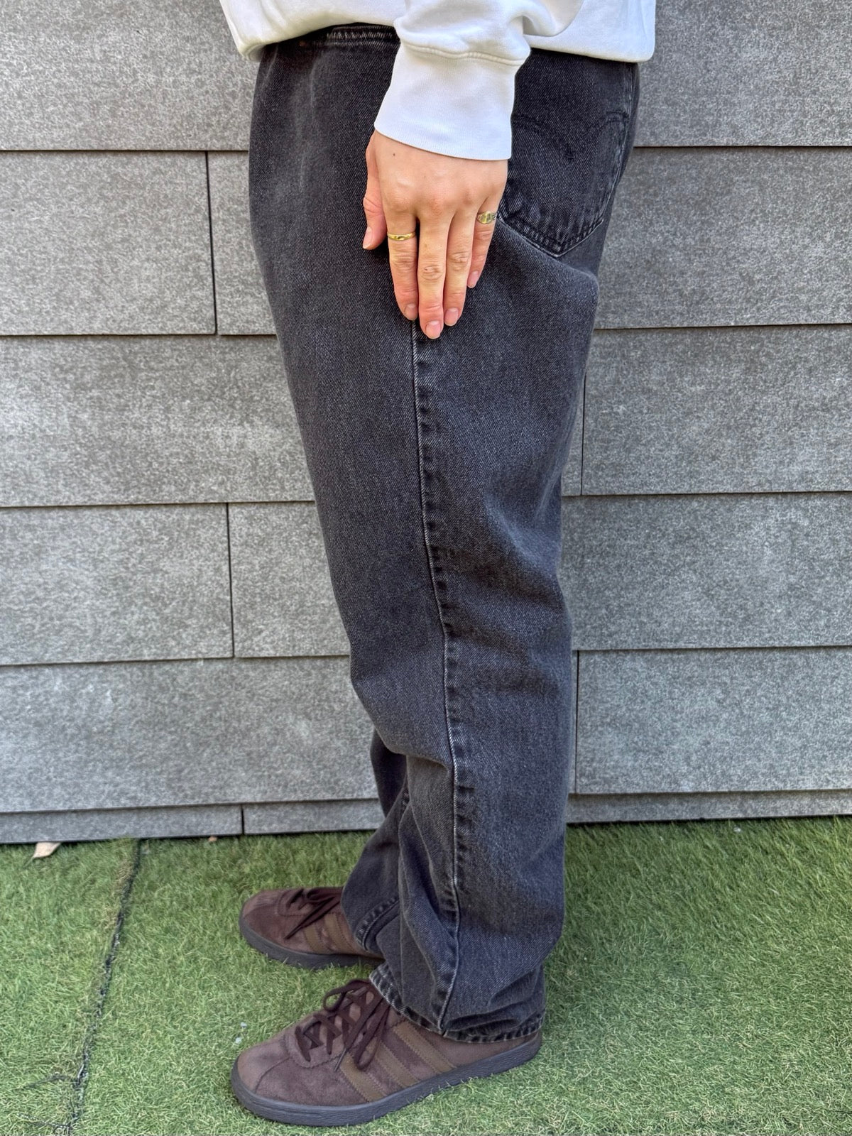 90's Levi's「505」USA製 ブラックデニムパンツ