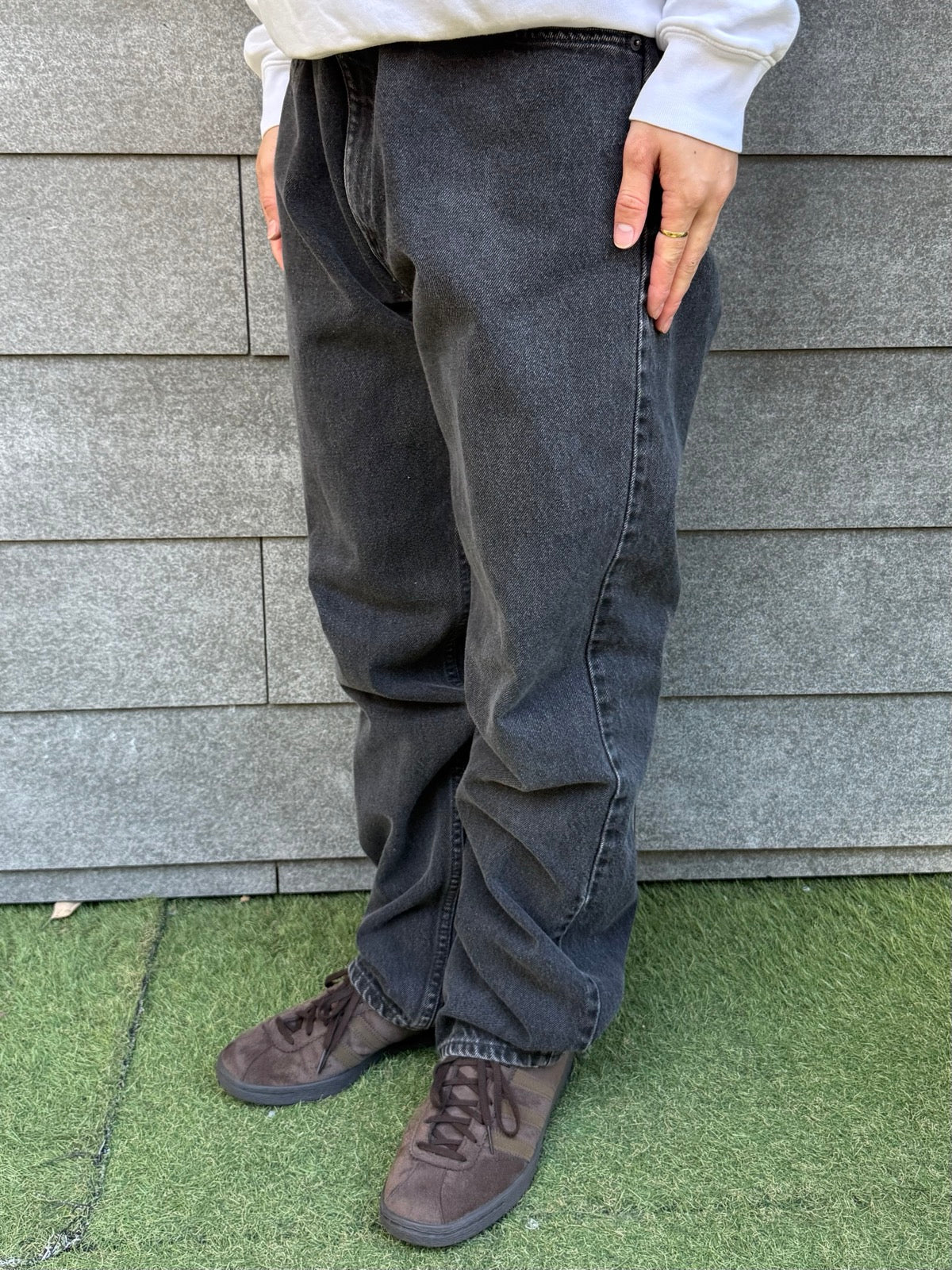 90's Levi's「505」USA製 ブラックデニムパンツ