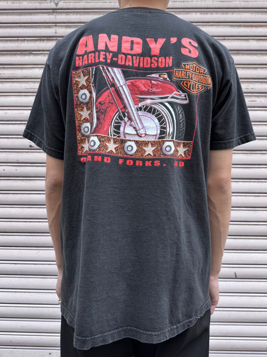 00's HARLEY-DAVIDSON「Eagle」USA製 ハーレーTシャツ