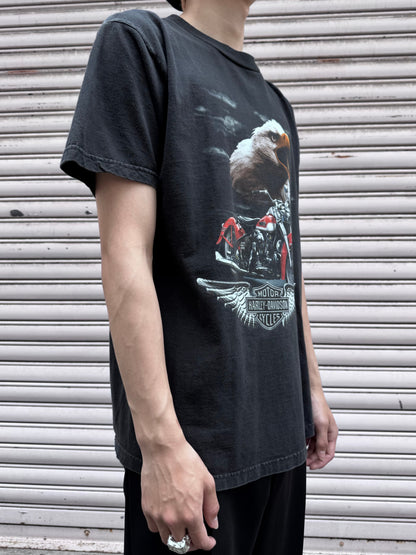 00's HARLEY-DAVIDSON「Eagle」USA製 ハーレーTシャツ
