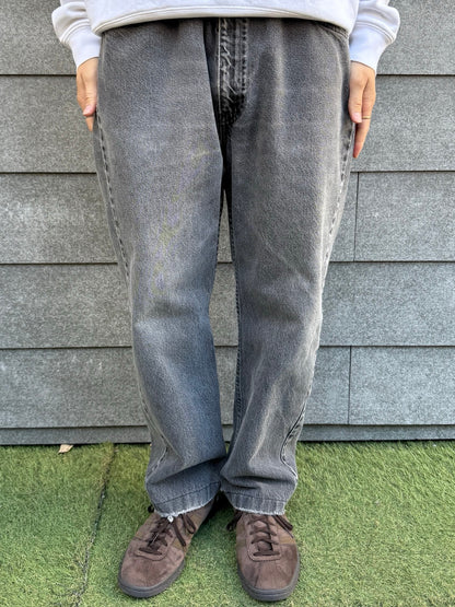 90's Levi's「Silver tab」ブラックデニムパンツ