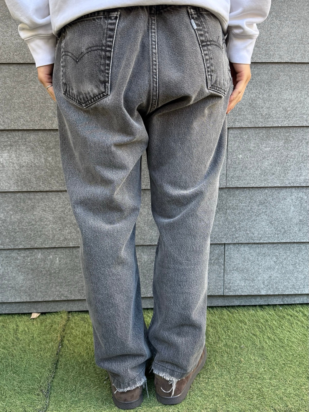 90's Levi's「Silver tab」ブラックデニムパンツ