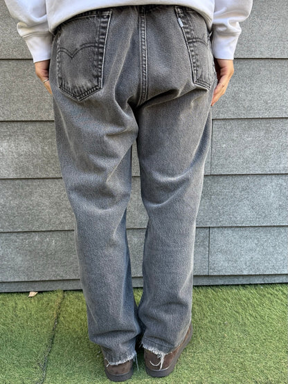 90's Levi's「Silver tab」ブラックデニムパンツ