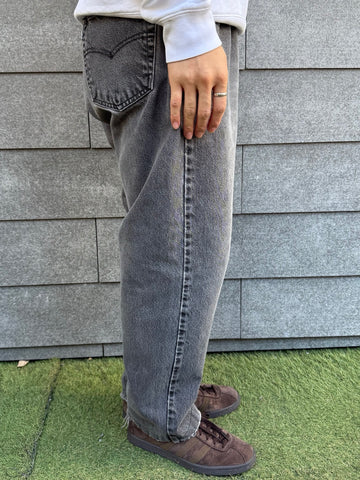 90's Levi's「Silver tab」ブラックデニムパンツ