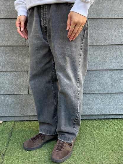 90's Levi's「Silver tab」ブラックデニムパンツ