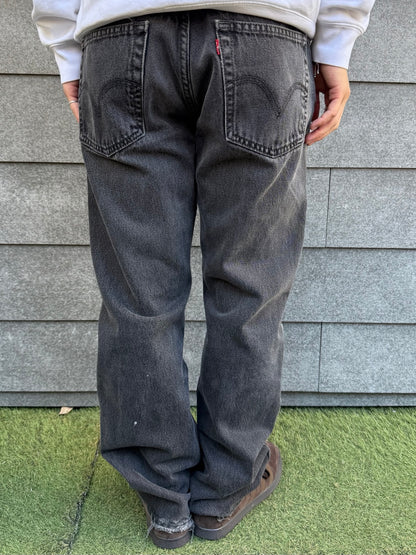 00's Levi's「505」ブラックデニムパンツ