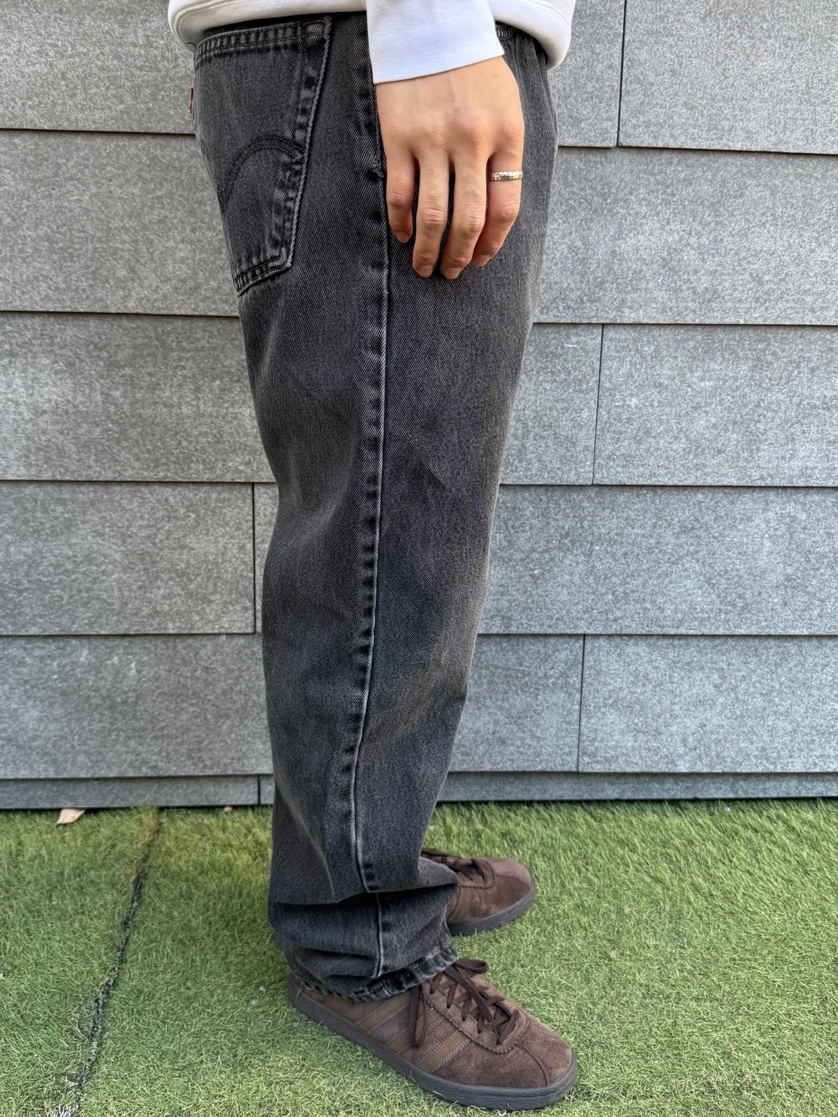 00's Levi's「505」ブラックデニムパンツ