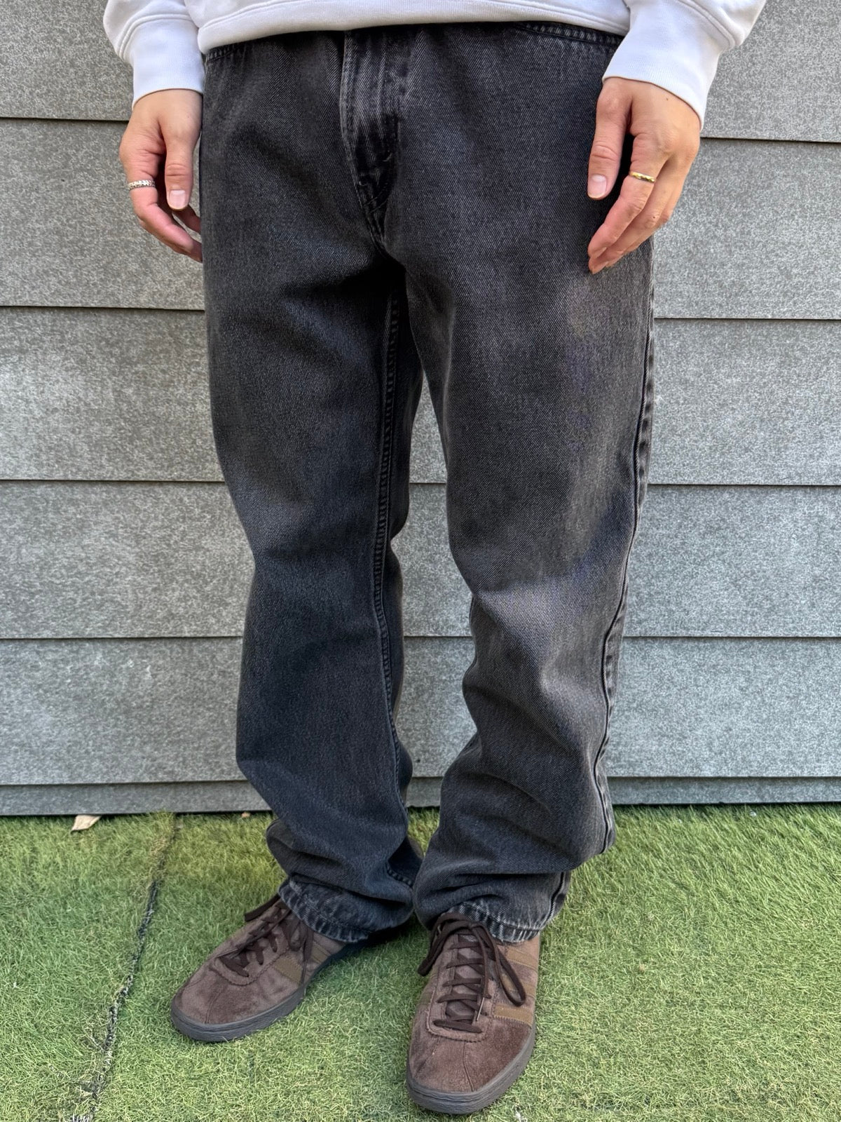 00's Levi's「505」ブラックデニムパンツ