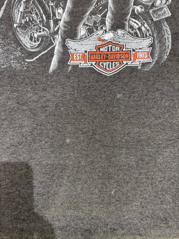 80's HARLEY-DAVIDSON「3D EMBLEM」USA製 ハーレーTシャツ