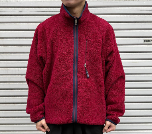 90's Patagonia ベビーレトロカーディガン フリースジャケット レッド