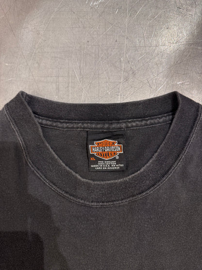 00's HARLEY-DAVIDSON 「THUNDER SHARON, PA」USA製 ハーレーTシャツ