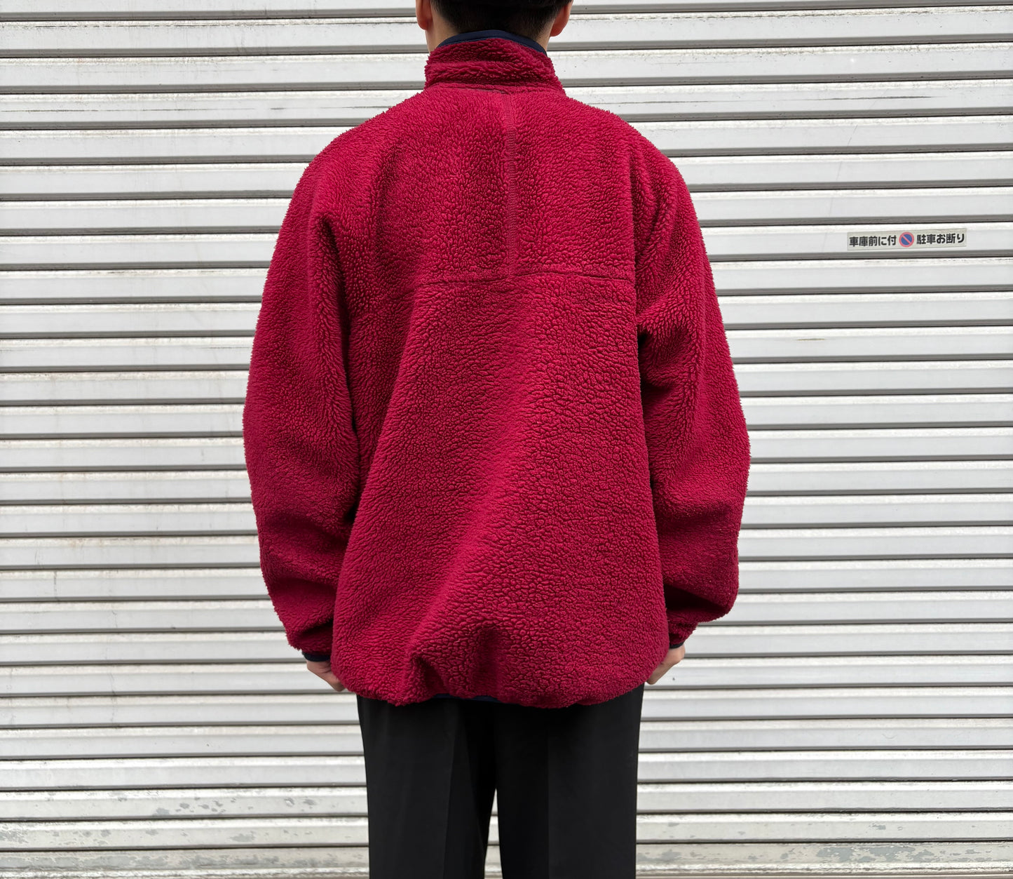 90's Patagonia ベビーレトロカーディガン フリースジャケット レッド