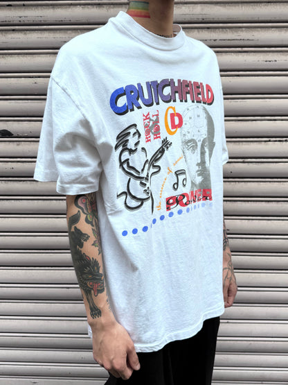 90’s「CRUTCHFIELD｣ USA製 ホワイトTシャツ