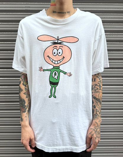 90’s  THE QUAKER OATS COMPANY 「QUISP」USA製 ホワイトTシャツ