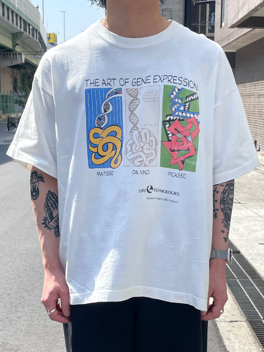 90's「THE ART OF GENE EXPRESSION」アートTシャツ