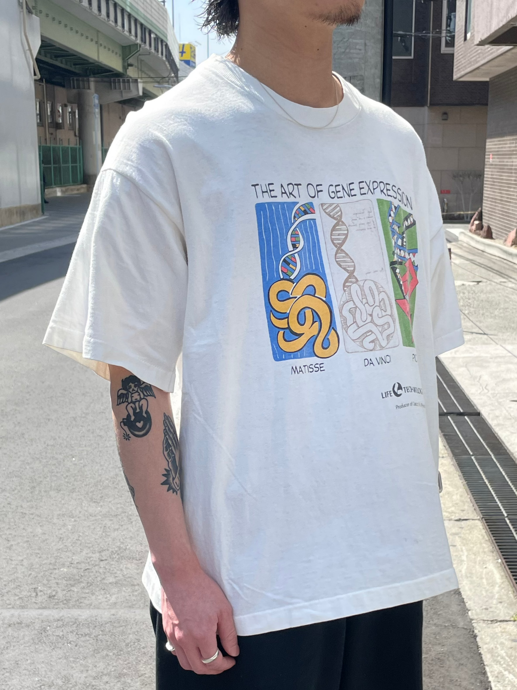 90's「THE ART OF GENE EXPRESSION」アートTシャツ