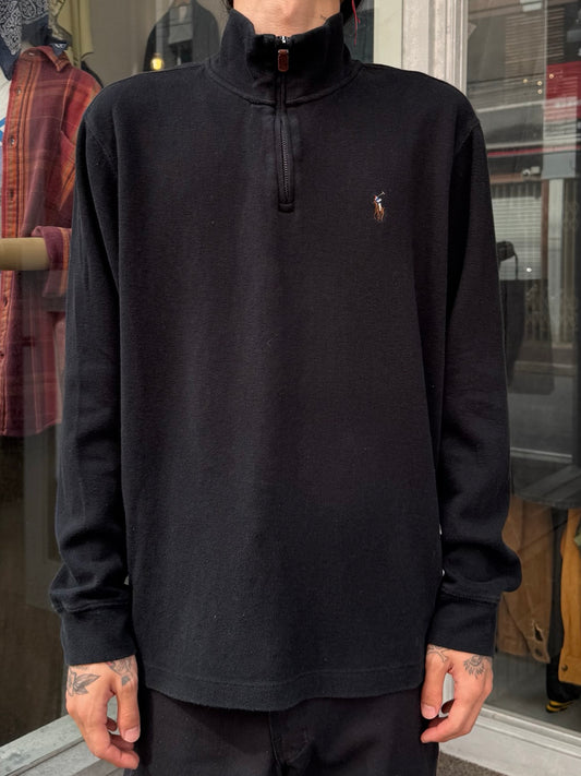 00's RALPH LAUREN ハーフジップニット　
