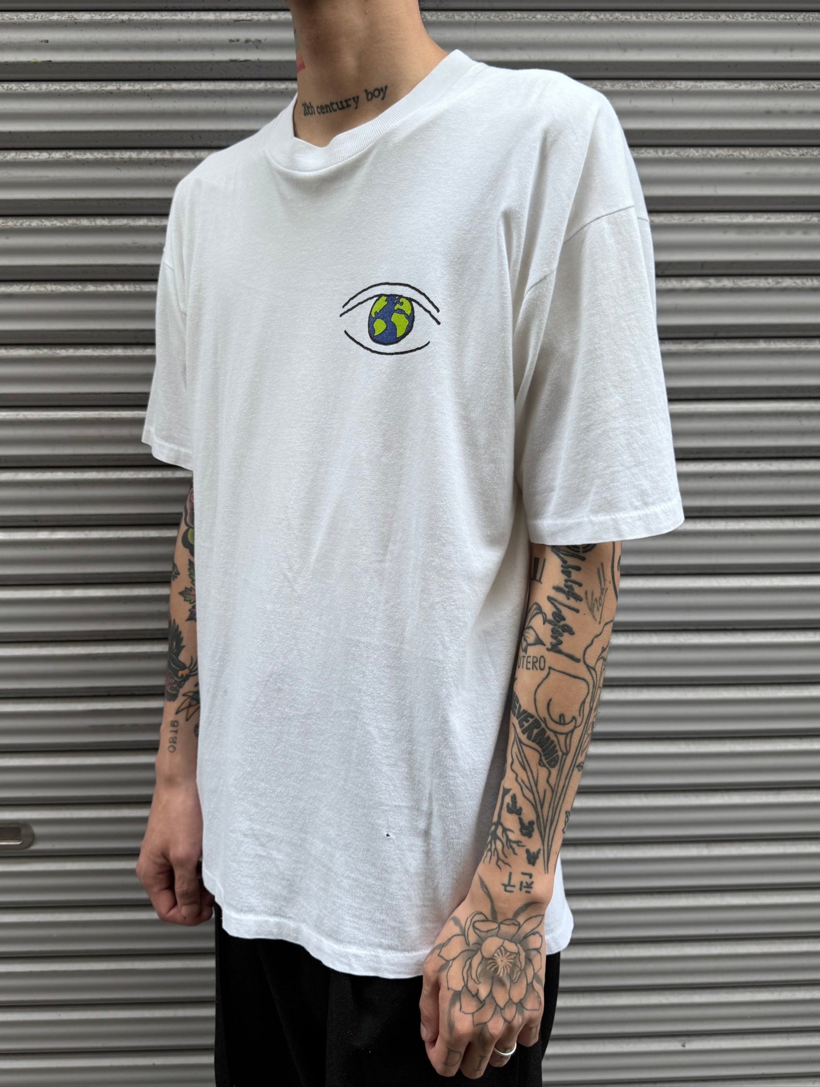 90’s　「VIAGENS FIM DO MUNDO」ホワイトTシャツ