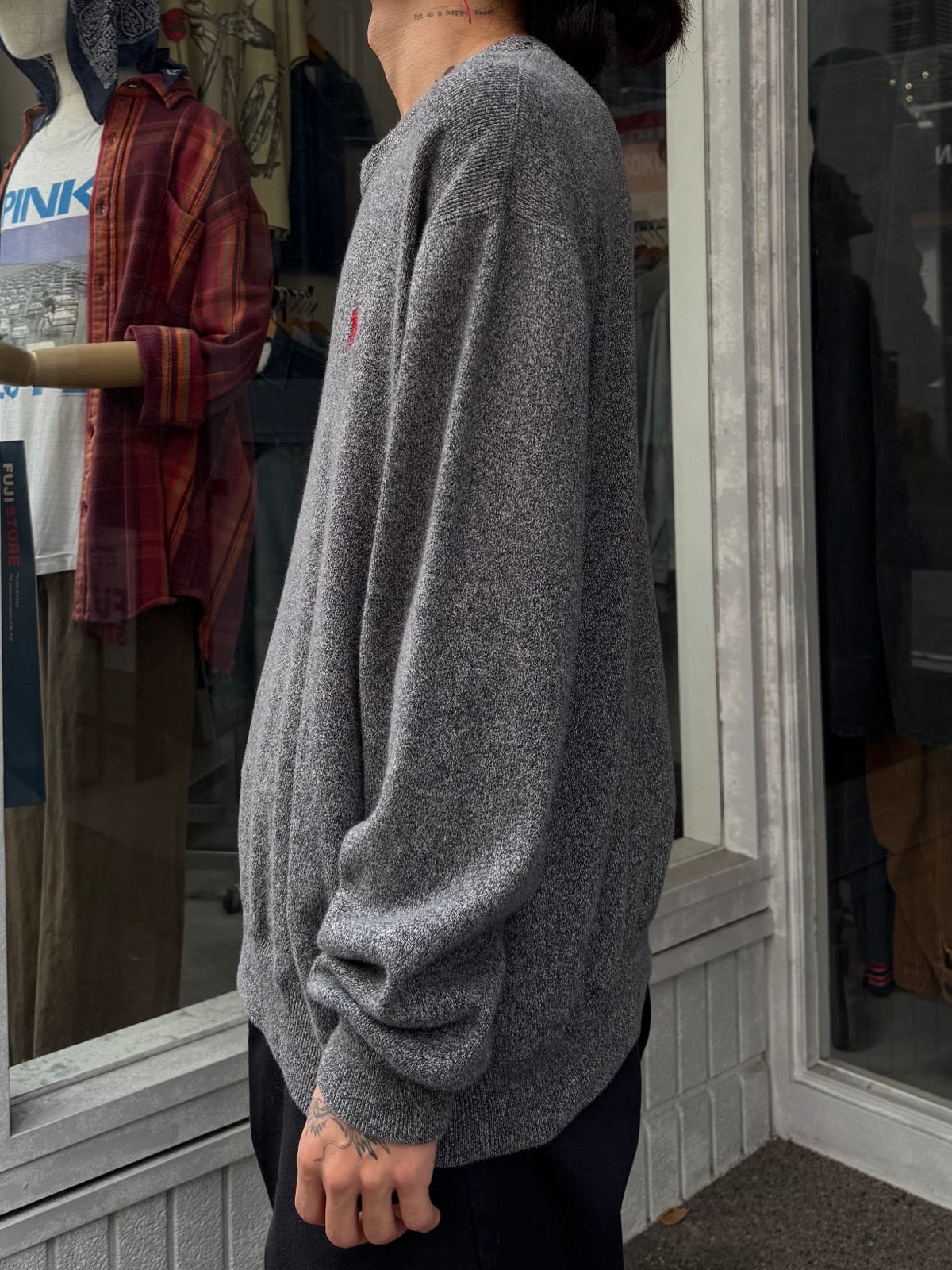 00's RALPH LAUREN ワンポイントニット