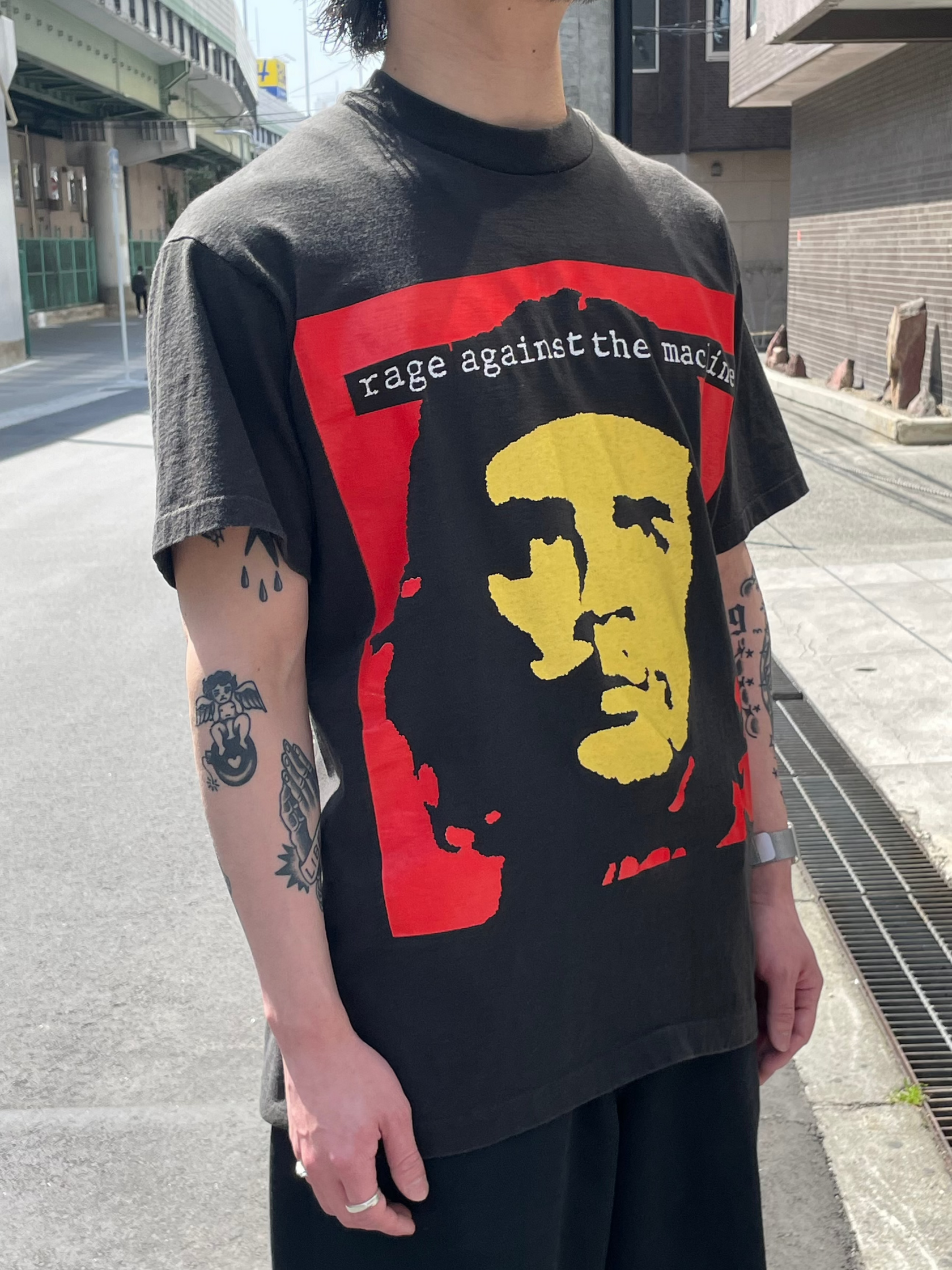 90's RAGE AGAINST THE MACHINE「Che Guevara」グラフィックTシャツ