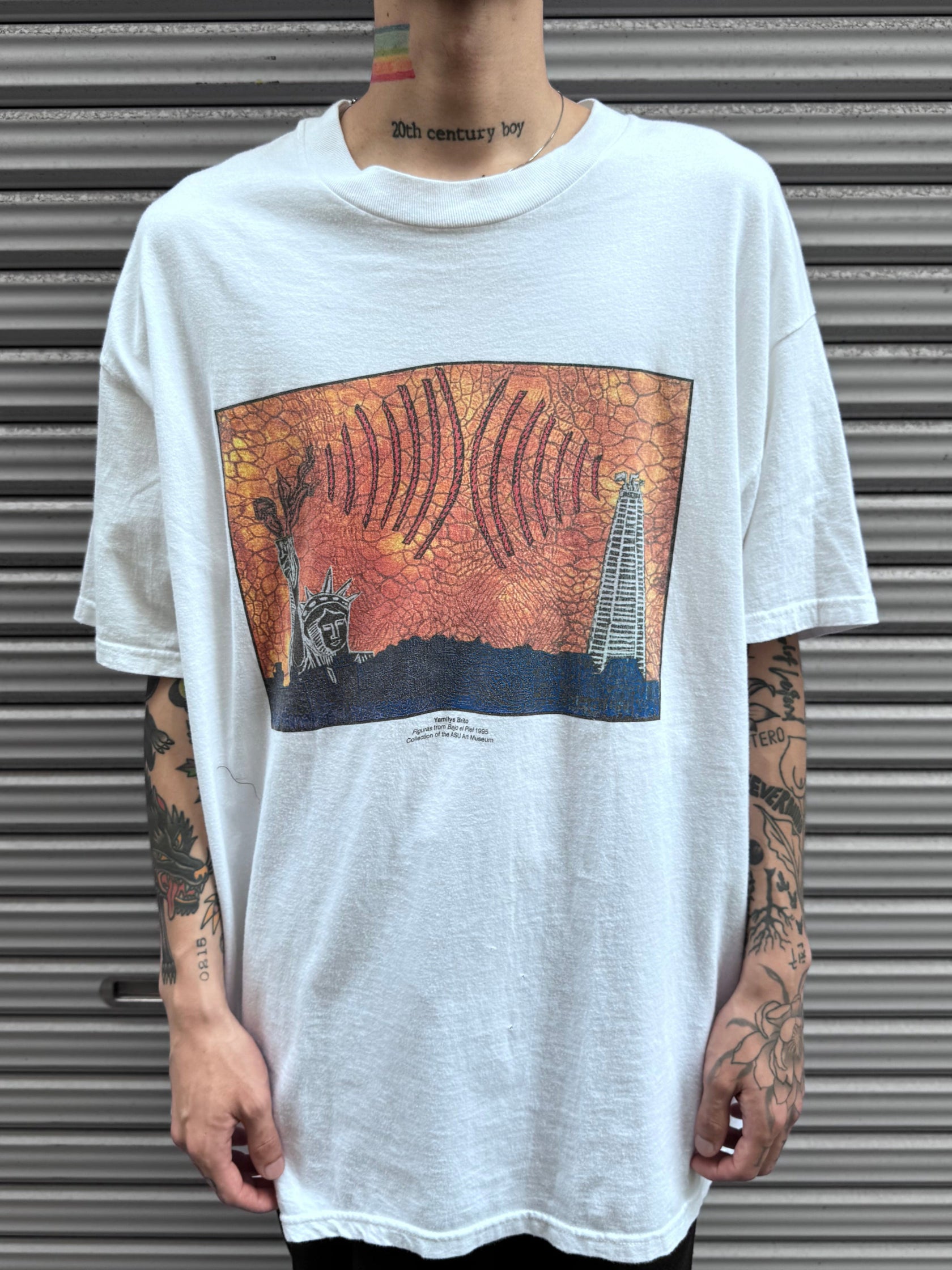 90’s～00’s「Cuba」USA製　ホワイトTシャツ