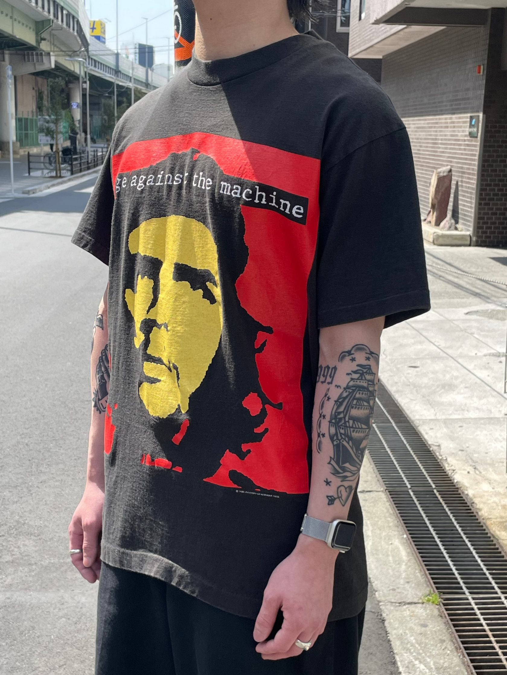 90's RAGE AGAINST THE MACHINE「Che Guevara」グラフィックTシャツ