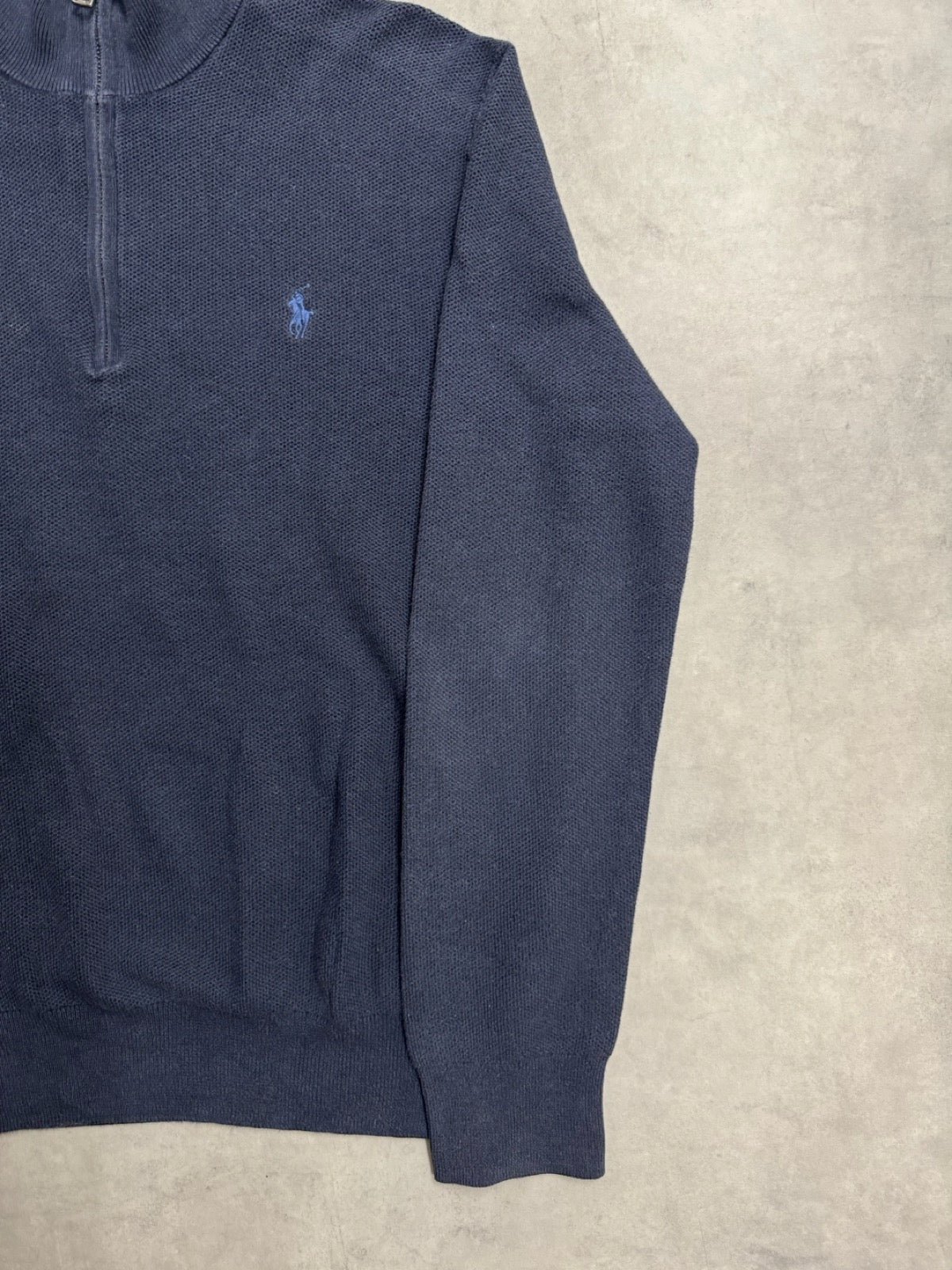 00’s「RALPH LAUREN」ハーフジップニット
