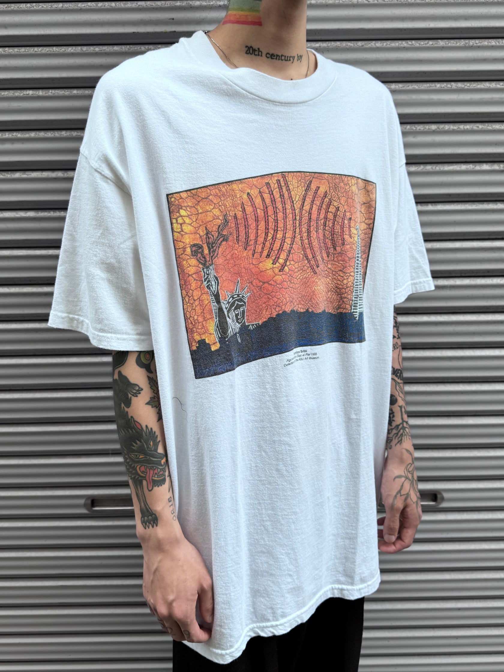 90’s～00’s「Cuba」USA製　ホワイトTシャツ