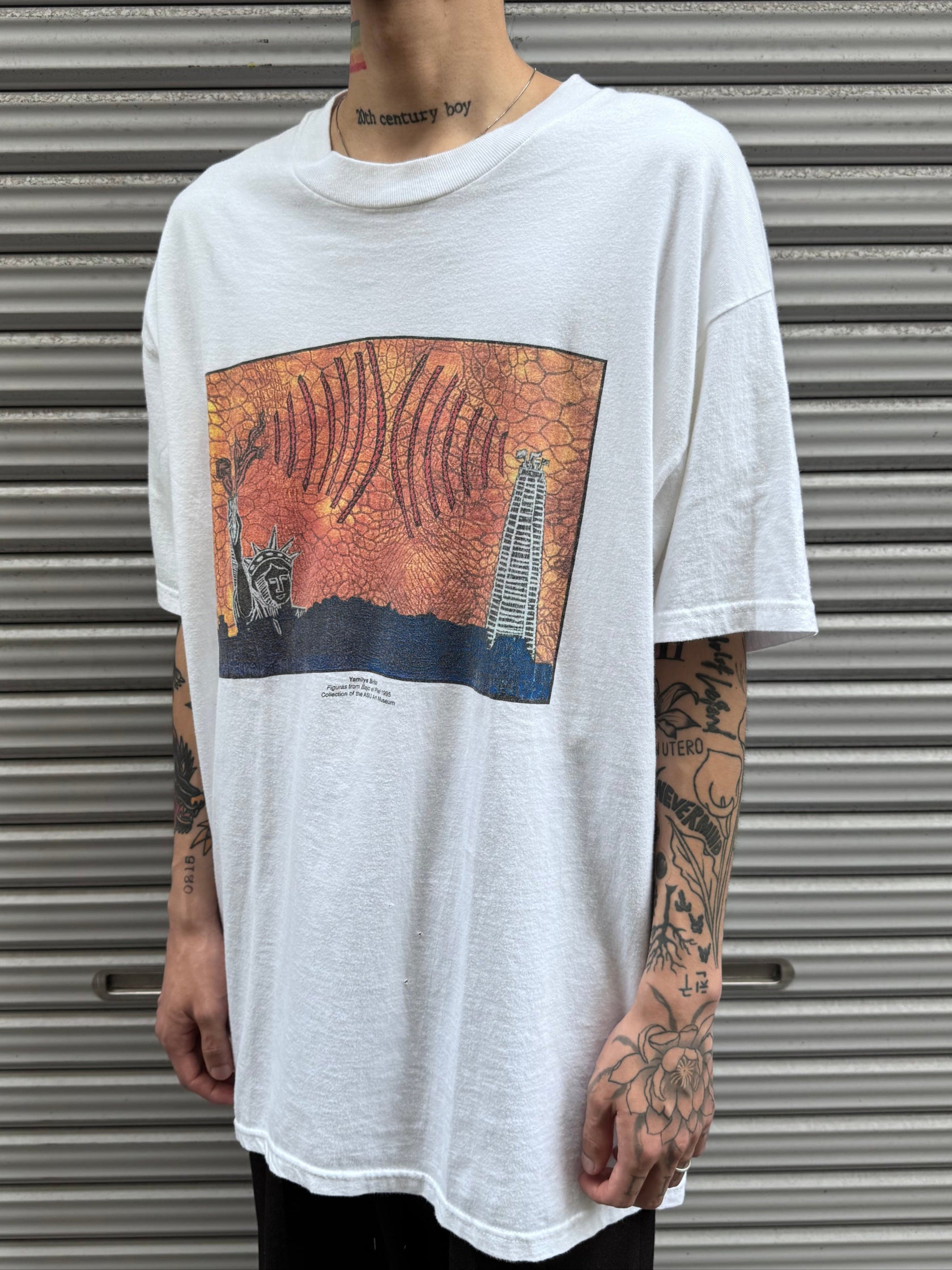 90’s～00’s「Cuba」USA製　ホワイトTシャツ