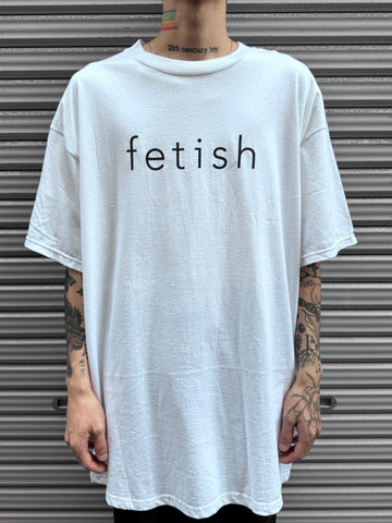90’s～00’s  ｢fetish｣　USA製　ホワイトTシャツ