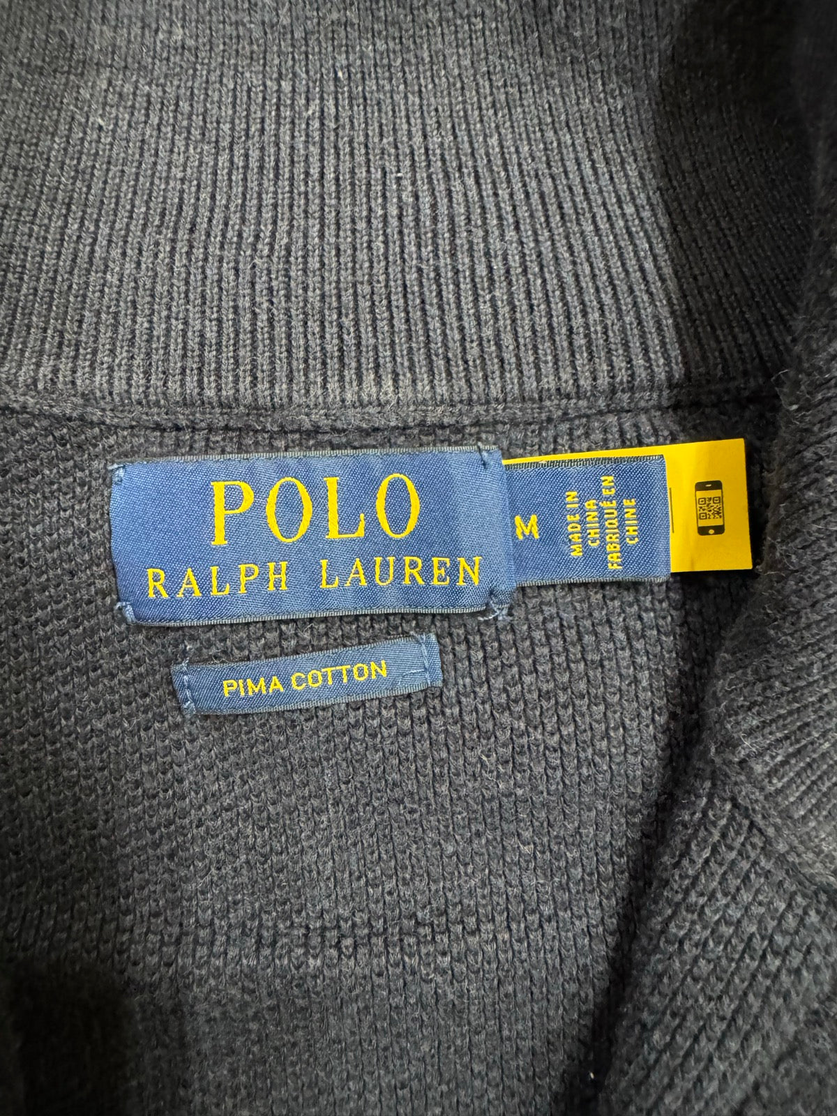 00’s「RALPH LAUREN」ハーフジップニット