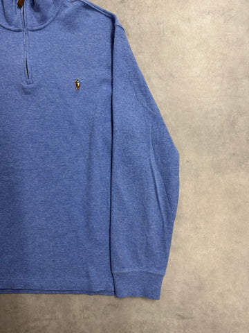 00’s「RALPH LAUREN」ハーフジップニット