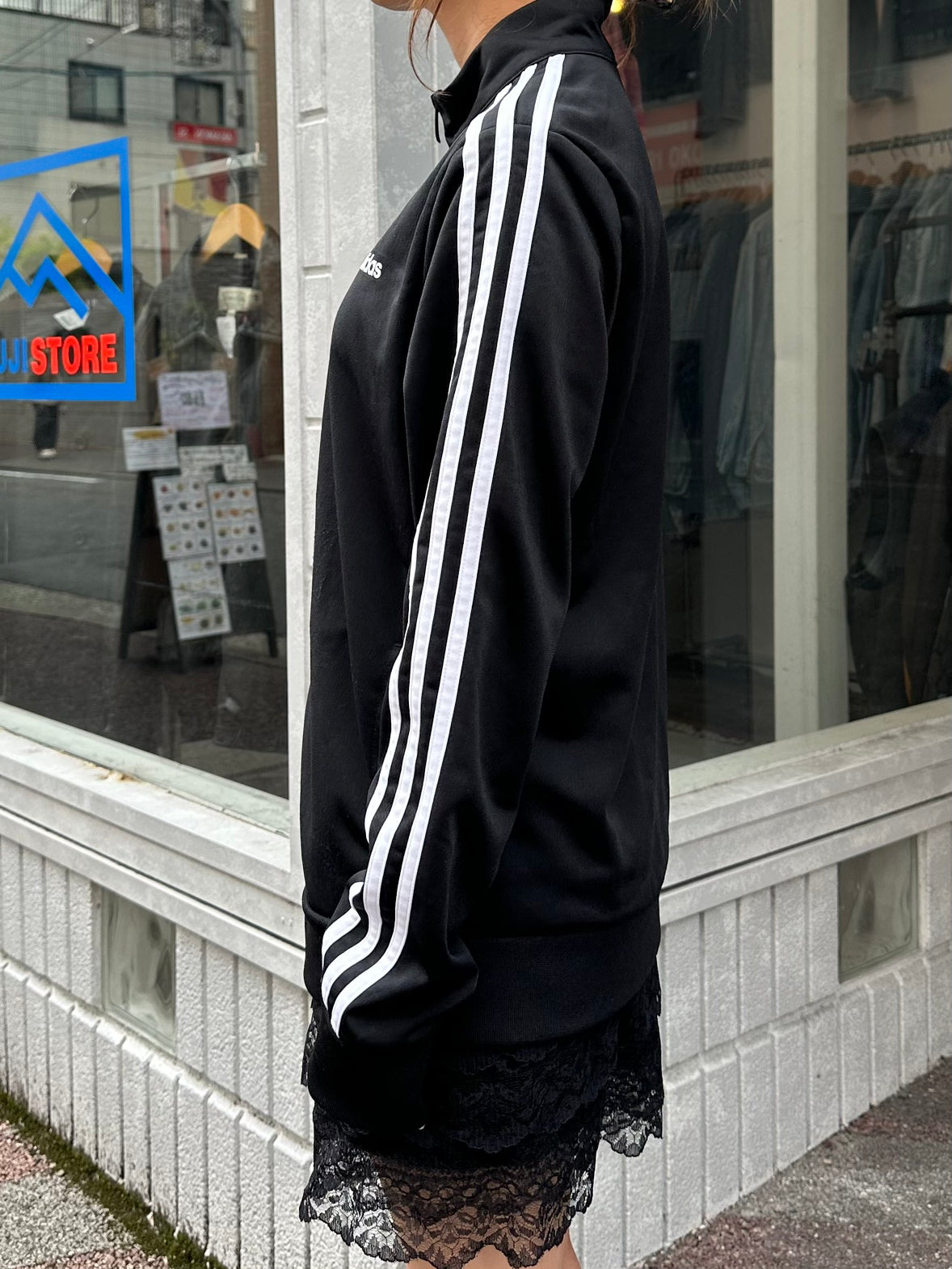 00's ADIDAS「ESSENTISL TRICOT TRACK JACKET」トラックジャケット